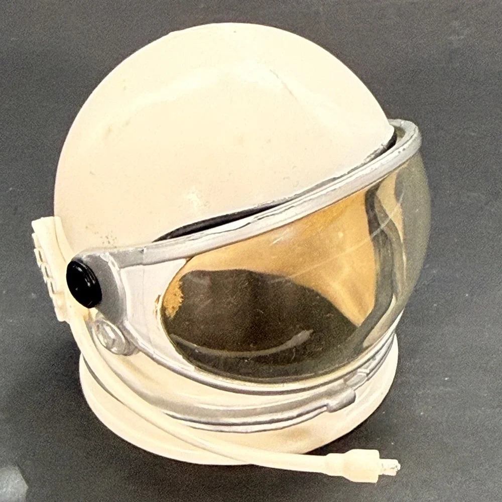 Vintage G.I. Joe Astronaut Helmet 12 Inch Action Figure Accessory White Visor